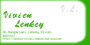 vivien lenkey business card